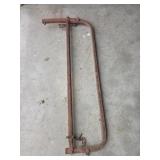 VINTAGE METAL CATTLE STANCHION