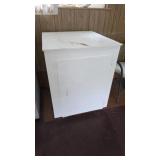 CUSTOM BUILT WOODEN STORAGE CABINET
