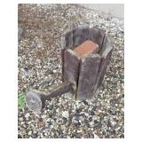 2 CUSTOM MADE WOODEN WATER PITCHER YARD DECOR