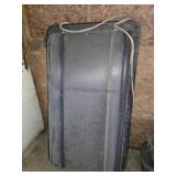LARGE BLACK HDPE UTILITY SLED