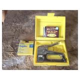 ARROW STAPLER, STAPLES AND STORAGE CASE