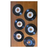 6 VINTAGE 45 RPM RECORDS - VARIOUS ARTISTS/GENRES