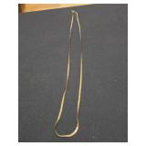 Vintage 14 karat yellow gold herringbone