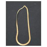 Vintage 14 karat yellow gold herringbone men