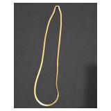 Vintage 14 karat yellow gold herringbone