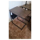 MODERN METAL FRAME TV TRAY/SIDE TABLE