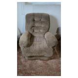 PLUSH SWIVEL ROCKER RECLINER