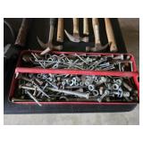 TOOL BOX TRAY W. ASSORTED BOLTS, NUTS, ETC