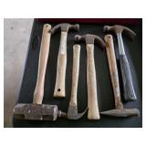 6 ASSORTED HAMMERS