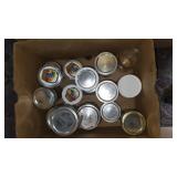 BOX LOT ASSORTED CANNING JARS