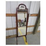 Modern Cherry tilt floor dressing mirror