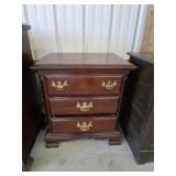 Modern Sumter Cabinet Co 3-drawer nightstand,
