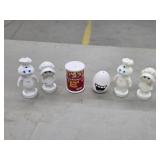 Vintage assorted novelty salt pepper shakers