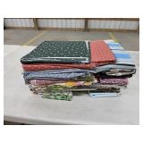Box lot miscellaneous new cotton cloth pieces