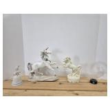 collection of vintage 1980s and 1990s porcelain