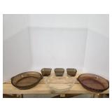 8 vintage Pyrex baking dishes - 3 pie plates
