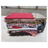 Box lot miscellaneous cotton quilting material