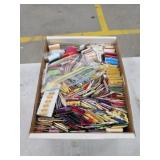 Box lot miscellaneous lace bias tape rickrack