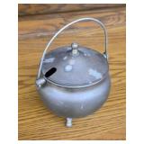 Vintage brass 5-in copper pot