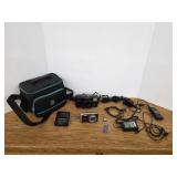 Box lot of cameras - 2 Sony cybershots and Olympus