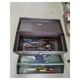 Vintage Kennedy Kits 20-in tool box with contents