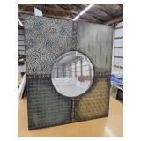 Vintage Tuscan Mixed-Media Welded Metal Wall