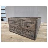 Vintage antique Fancy Trades raisins wood crate
