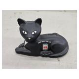Vintage plastic Eveready black cat coin bank