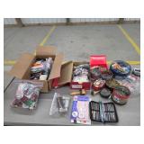 Box lot miscellaneous quilting sewing supplies