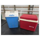 Two vintage coolers, ALL PROCEEDS OF THIS ITEM G
