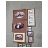 Assorted Church / schoolhouse framed wall