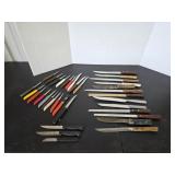 Box lot assortment kitchen knives