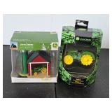 2 unopened John Deere Christmas ornaments