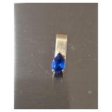 Vintage 14K yellow gold sliding pendant slide