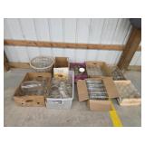 180+ assorted quart and pint canning jars