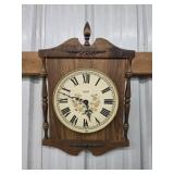 Vintage Vericron decorative wall clock, battery