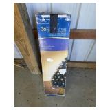 Vintage holiday time 36-in fiber optic Christmas