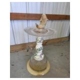 Customized upcycled garden decor