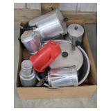 Box lot miscellaneous kitchen wares