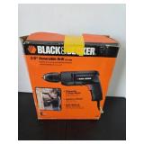 Black & Decker 3/8 in reversible electric drill