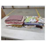 Box lot miscellaneous cotton quilting material