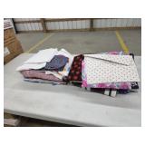 Box lot miscellaneous cotton quilting material