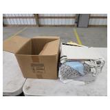 Box of miscellaneous quilting material