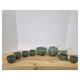 Vintage Korean Celadon 7-Piece Tea Set (Dagi) ï¿½