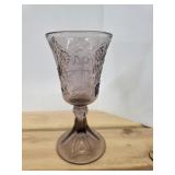 Vintage purple amethyst "Last Supper" glass