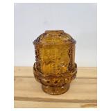 Vintage Indiana Glass "Stars and Bars" fairy lamp