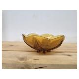 Vintage Indiana Glass "Stippled Leaf" bowl