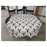 Whitetail deer weighted throw blanket