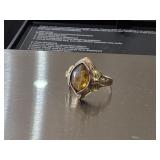 Vintage 10k gold ring featuring a yellow