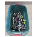20 gallon storage coat with large assortment